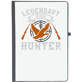                       UDNAG Ruled Notebook Diary 'Hunter | Legendary bird hunter 2', [A5 80Pages 80GSM]                                              