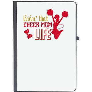                       UDNAG Ruled Notebook Diary 'Mother | Livin that cheer mom life 2', [A5 80Pages 80GSM]                                              