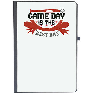                      UDNAG Ruled Notebook Diary 'Baseball | Game day is the best day 4', [A5 80Pages 80GSM]                                              