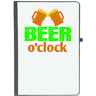                       UDNAG Ruled Notebook Diary 'Beer | Beer o'clock', [A5 80Pages 80GSM]                                              