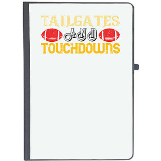                       UDNAG Ruled Notebook Diary 'Game | Tilgates and touchdowns', [A5 80Pages 80GSM]                                              