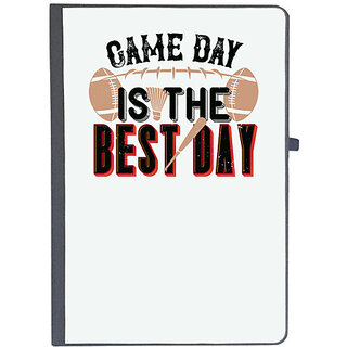                       UDNAG Ruled Notebook Diary 'Football | Game day is the best day', [A5 80Pages 80GSM]                                              