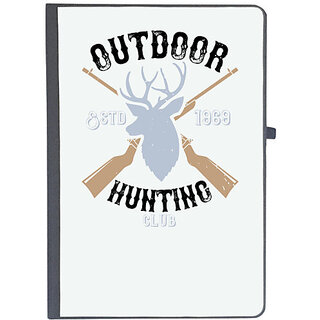                       UDNAG Ruled Notebook Diary 'Hunting | outdoor hunting club', [A5 80Pages 80GSM]                                              