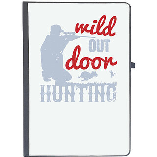                       UDNAG Ruled Notebook Diary 'Hunting | wild outdoor hunting', [A5 80Pages 80GSM]                                              