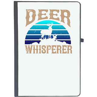                       UDNAG Ruled Notebook Diary 'Deer | Deer whichperer', [A5 80Pages 80GSM]                                              