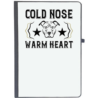                       UDNAG Ruled Notebook Diary 'Dog | cold nose warm heart', [A5 80Pages 80GSM]                                              