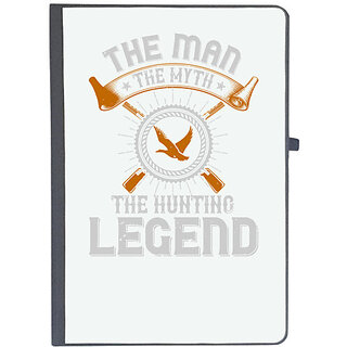                       UDNAG Ruled Notebook Diary 'Hunting | the man the myth the hunting legend', [A5 80Pages 80GSM]                                              