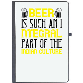                       UDNAG Ruled Notebook Diary 'Beer | Beer is such an integral part of the Indian culture', [A5 80Pages 80GSM]                                              