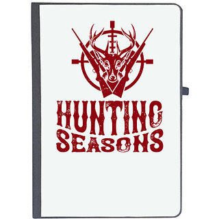                       UDNAG Ruled Notebook Diary 'Hunting | Hunting seasons', [A5 80Pages 80GSM]                                              