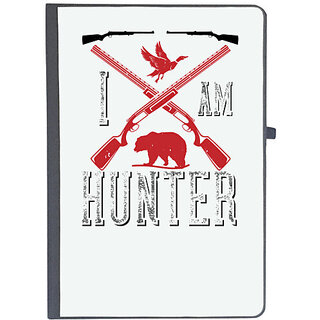                       UDNAG Ruled Notebook Diary 'Hunting | i am hunter', [A5 80Pages 80GSM]                                              