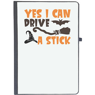                       UDNAG Ruled Notebook Diary 'Drive | yes i can drive a stick', [A5 80Pages 80GSM]                                              