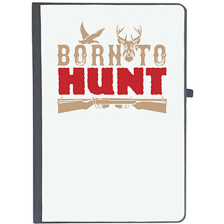                       UDNAG Ruled Notebook Diary 'Hunting | Born to hunt', [A5 80Pages 80GSM]                                              