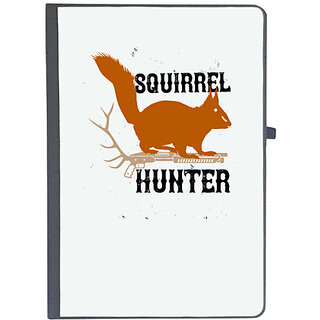                       UDNAG Ruled Notebook Diary 'Hunting | squirrel hunter', [A5 80Pages 80GSM]                                              