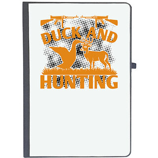                       UDNAG Ruled Notebook Diary 'Hunting | Duck and hunting', [A5 80Pages 80GSM]                                              