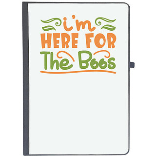                       UDNAG Ruled Notebook Diary 'Witch | im here for the boos', [A5 80Pages 80GSM]                                              