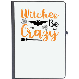                       UDNAG Ruled Notebook Diary 'Witch | witches be crazy', [A5 80Pages 80GSM]                                              