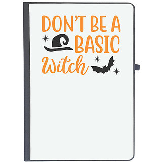                       UDNAG Ruled Notebook Diary 'Witch | dont be a basic witch', [A5 80Pages 80GSM]                                              
