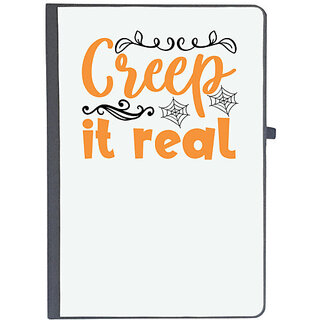 UDNAG Ruled Notebook Diary 'Christmas | creep it real', [A5 80Pages 80GSM]