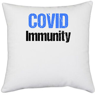                       UDNAG White Polyester 'Doctor | Please dont confuse google with a Medical degree' Pillow Cover [16 Inch X 16 Inch]                                              