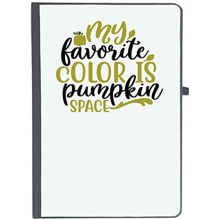                      UDNAG Ruled Notebook Diary 'Witch | my favorite color is pumpkin space', [A5 80Pages 80GSM]                                              