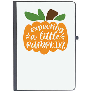                      UDNAG Ruled Notebook Diary 'Witch | expecting a little pumpkin', [A5 80Pages 80GSM]                                              