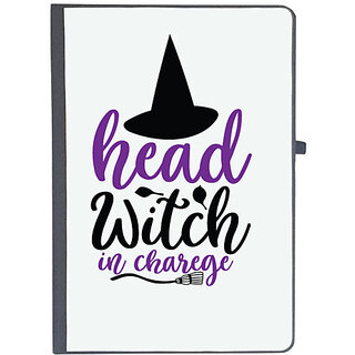                       UDNAG Ruled Notebook Diary 'Witch | head witch in charge', [A5 80Pages 80GSM]                                              
