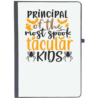                       UDNAG Ruled Notebook Diary 'Principal | principal of the most spook tacular kids', [A5 80Pages 80GSM]                                              