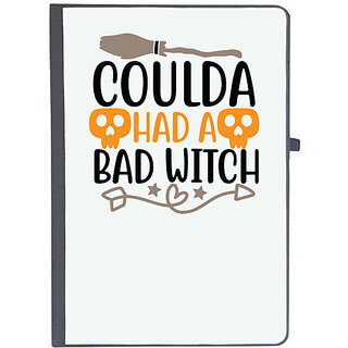                       UDNAG Ruled Notebook Diary 'Witch | coulda had a bad witch', [A5 80Pages 80GSM]                                              
