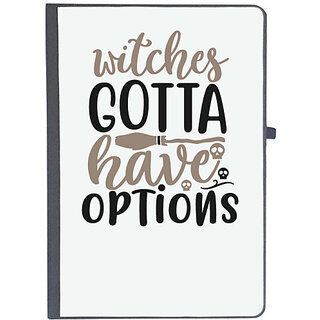                       UDNAG Ruled Notebook Diary 'Witch | witches gotta have options', [A5 80Pages 80GSM]                                              