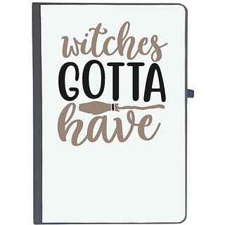                       UDNAG Ruled Notebook Diary 'Witch | witches gotta have copy', [A5 80Pages 80GSM]                                              