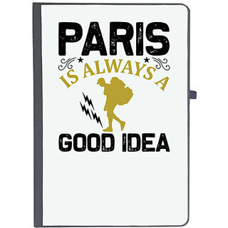                       UDNAG Ruled Notebook Diary 'Travelling | Paris', [A5 80Pages 80GSM]                                              