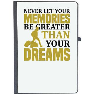                       UDNAG Ruled Notebook Diary 'Travelling | Never copy', [A5 80Pages 80GSM]                                              