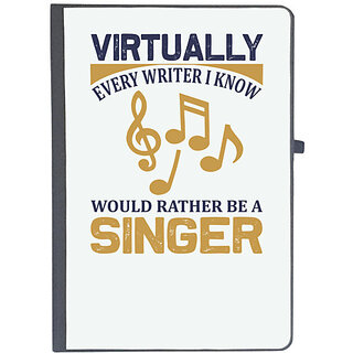                       UDNAG Ruled Notebook Diary 'Music | Virtually', [A5 80Pages 80GSM]                                              