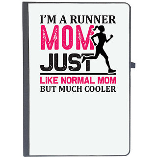                       UDNAG Ruled Notebook Diary 'Running | I'm a', [A5 80Pages 80GSM]                                              