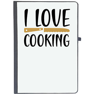                       UDNAG Ruled Notebook Diary 'Cooking | I love copy 3', [A5 80Pages 80GSM]                                              