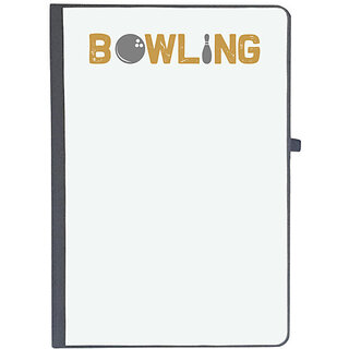                       UDNAG Ruled Notebook Diary 'Bowling | Bowling 0', [A5 80Pages 80GSM]                                              
