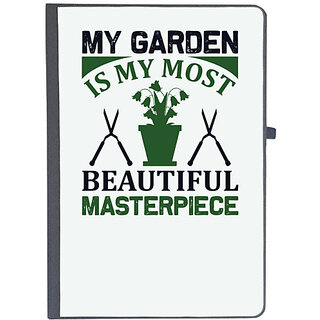                       UDNAG Ruled Notebook Diary 'Garden | My garden', [A5 80Pages 80GSM]                                              