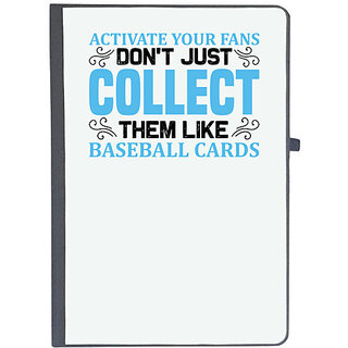                       UDNAG Ruled Notebook Diary 'Fans | Activate your', [A5 80Pages 80GSM]                                              