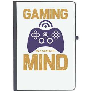                       UDNAG Ruled Notebook Diary 'Gaming | Gaming is a', [A5 80Pages 80GSM]                                              