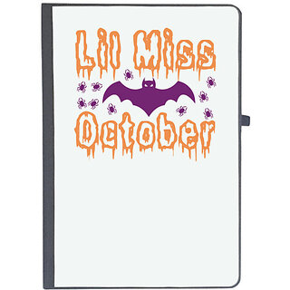                       UDNAG Ruled Notebook Diary 'Halloween | Lil Miss Octobe', [A5 80Pages 80GSM]                                              