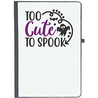                       UDNAG Ruled Notebook Diary 'witch | Too cute to spook', [A5 80Pages 80GSM]                                              