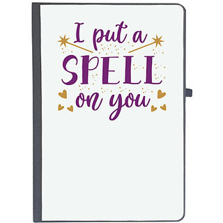                       UDNAG Ruled Notebook Diary 'witch | I put a spell on you', [A5 80Pages 80GSM]                                              