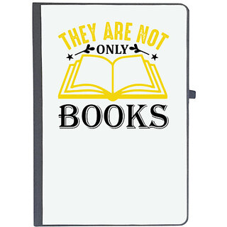                       UDNAG Ruled Notebook Diary 'Books | They are not', [A5 80Pages 80GSM]                                              