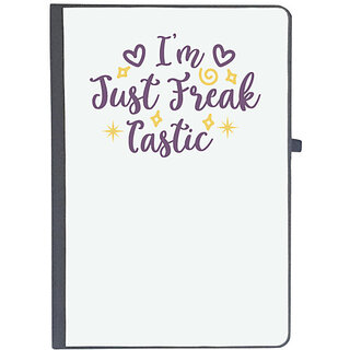                      UDNAG Ruled Notebook Diary 'Halloween | Im just Freak tastic copy', [A5 80Pages 80GSM]                                              
