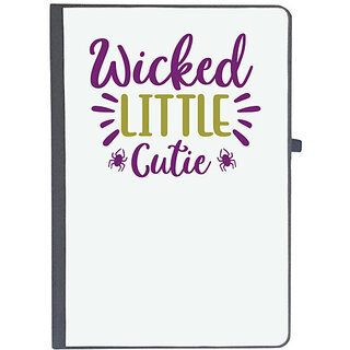                      UDNAG Ruled Notebook Diary 'Halloween | Wicked Little Monster copy', [A5 80Pages 80GSM]                                              