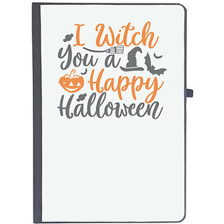                       UDNAG Ruled Notebook Diary 'Halloween | I Witch You a Happy Halloween', [A5 80Pages 80GSM]                                              