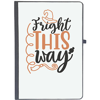                       UDNAG Ruled Notebook Diary 'Halloween | Fright this way', [A5 80Pages 80GSM]                                              