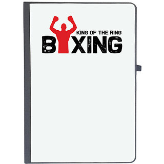                       UDNAG Ruled Notebook Diary 'Boxing | King of the', [A5 80Pages 80GSM]                                              