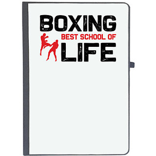                       UDNAG Ruled Notebook Diary 'Boxing | Boxing best', [A5 80Pages 80GSM]                                              
