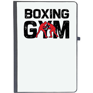                       UDNAG Ruled Notebook Diary 'Boxing | Boxing gym', [A5 80Pages 80GSM]                                              